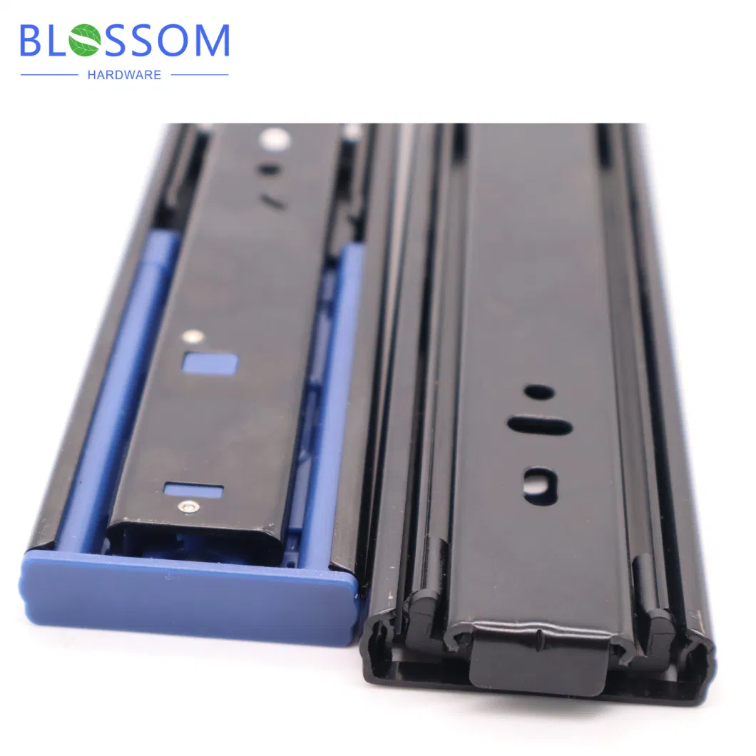 Push to Open + Soft Closing Adjustable Concealed Tool Box Draw Guides Drawer Rail Slide