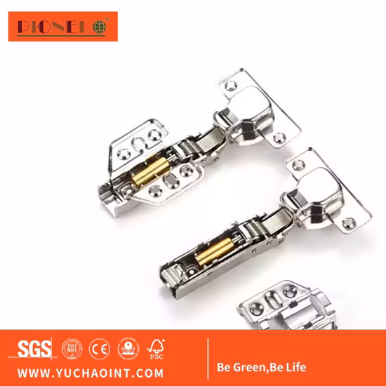 Dobradiça curta dois do braço do quadro da cara da porta personalizada hardware da mobília