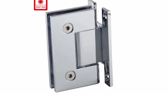 90 graus dobradica clipe de aço inoxidável hardware do banheiro montagem vidro parede para dobradiça de vidro dobradiça da porta do chuveiro com placa h (esh