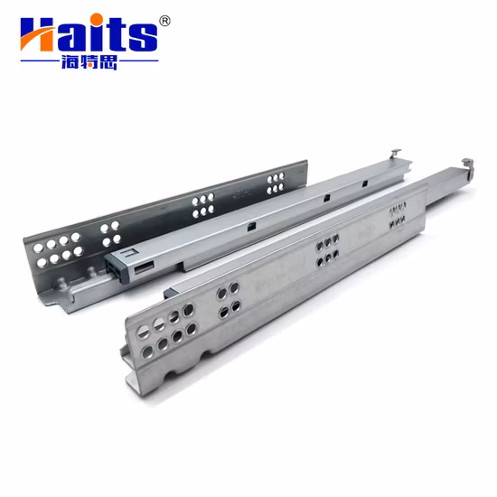 Corrediça escondida da gaveta do grampo corrediça ajustável Undermount